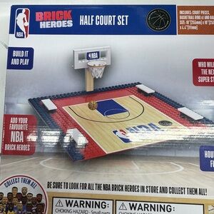 NBA Brick Heroes Half Court Set